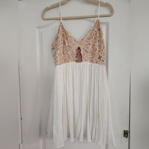 Tularosa Bryce Mini Dress in Ivory